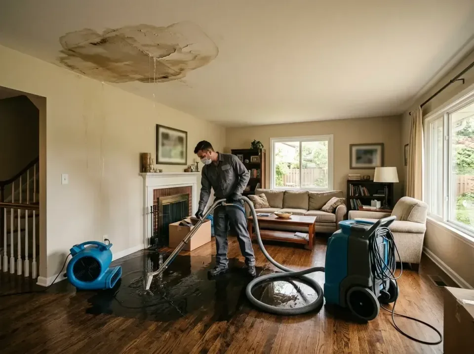 attic-pipe-burst-ceiling-drip-008 — frequently asked questions, Water Damage Restoration & Carpet Care in Hernando, MS